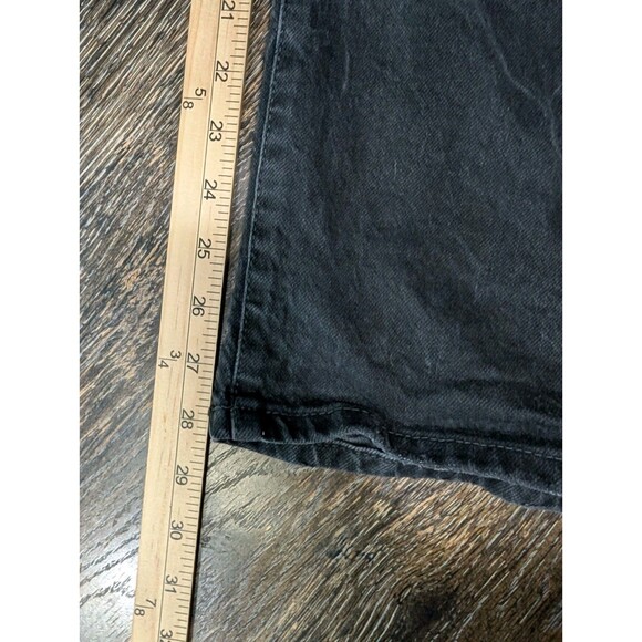 Free‎ People Lasso High Waist Straight Leg Jean Black 31x28 - Picture 8 of 8